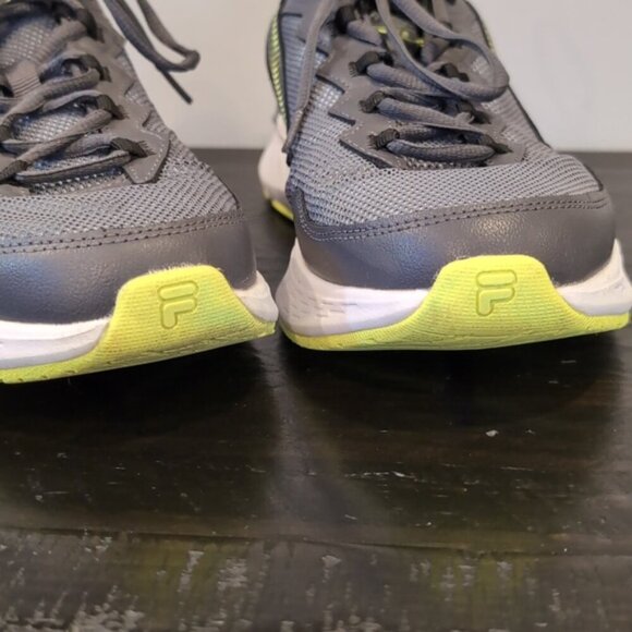 FILA Suspence Energized Running Shoes Leather Mesh Mens Gray Training Sneakers 9 - Picture 8 of 12